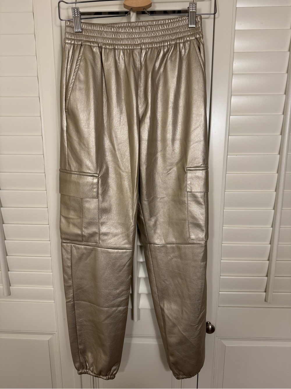 Generation Love Metallic Gold Jogger Pants